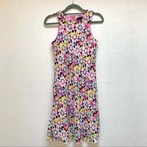 Vintage Limited Too Y2K Floral Rainbow Disco Mini Dress 90s Style 14